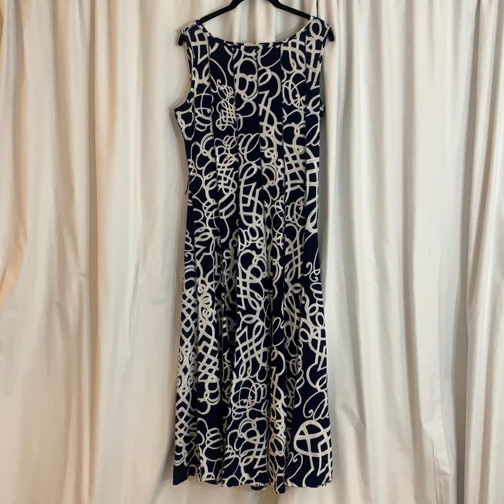 Blue & white Haani dress Petite
